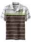 Preview: Poloshirt mit Querstreifen