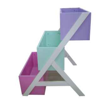 Kinder Holzregal Pink