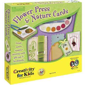 Blumen Presse und Karten Set
