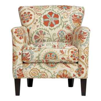 Sessel mit floralen Ornamenten