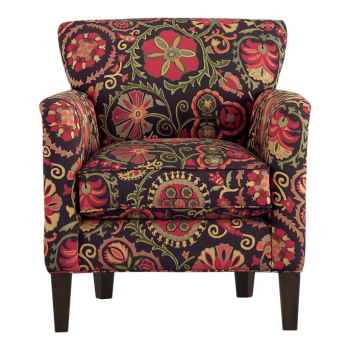 Sessel mit floralen Ornamenten