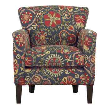 Sessel mit floralen Ornamenten