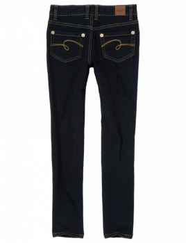 Mädchenjeans Skinny Stone-Washed