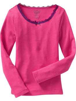 Long-Sleeve mit bunten Streifen