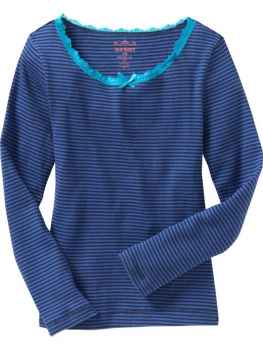 Long-Sleeve mit bunten Streifen