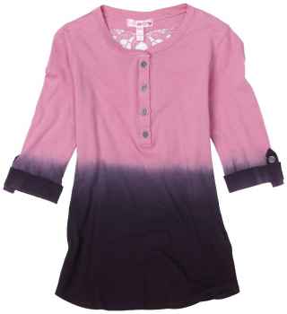 Batiktop mit Häkelarbeit