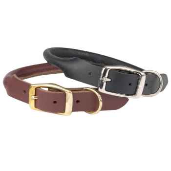 Leder Halsband Braun o. Schwarz