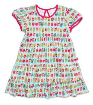 Printed Top mit Jäckchen