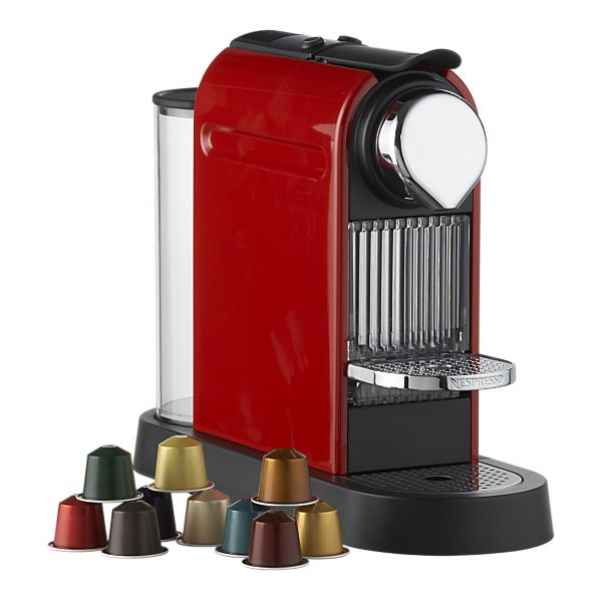 Classic Red Espresso Maschine