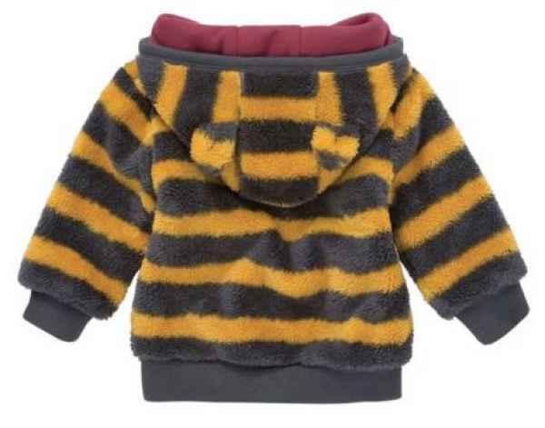 Baby & Jungen Sweatshirt Grau/Gelb