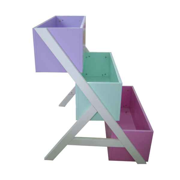 Kinder Holzregal Pink