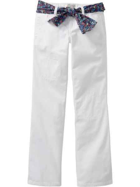 Girly Jeans mit Schleifengürtel