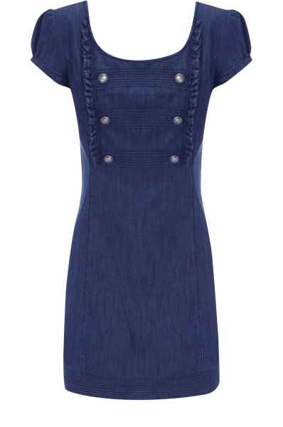 Jeans Kleid Military