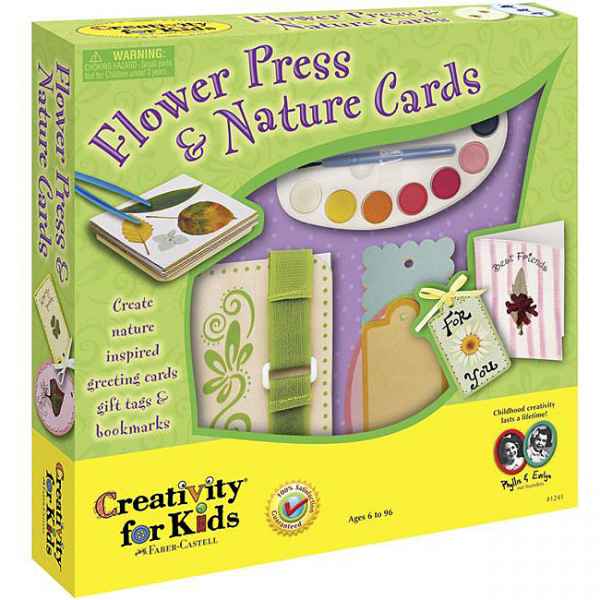 Blumen Presse und Karten Set
