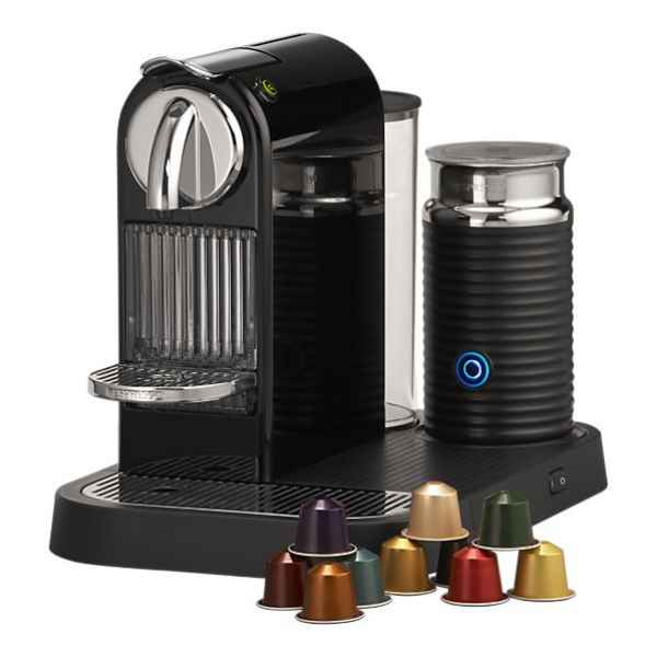 Classic Black Espresso Maschine