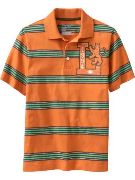 Poloshirt mit Querstreifen