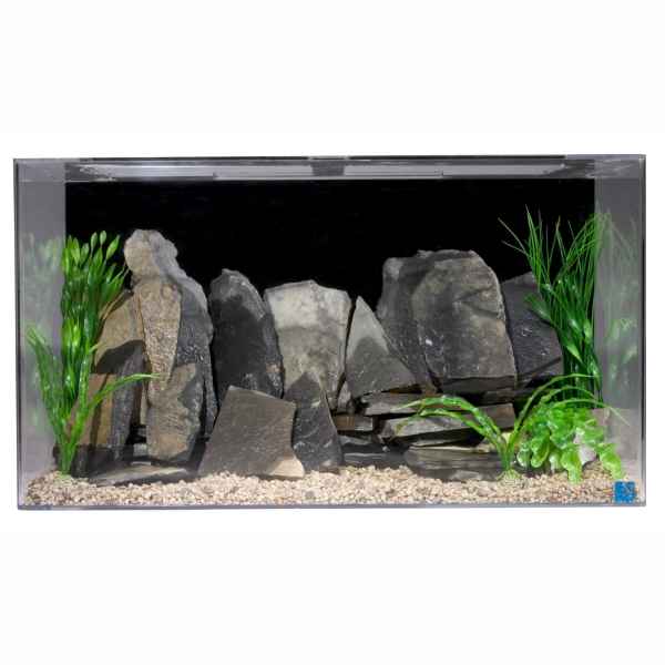 Aquarium mit Ziersteinen