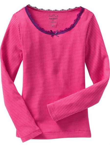 Long-Sleeve mit bunten Streifen