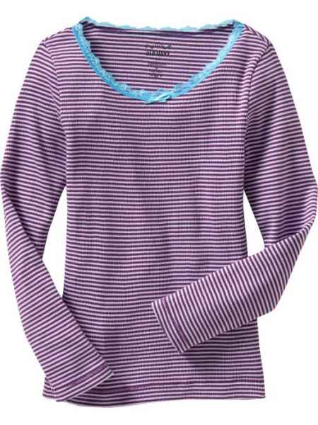 Long-Sleeve mit bunten Streifen