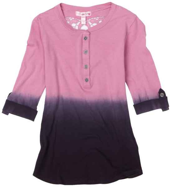 Batiktop mit Häkelarbeit