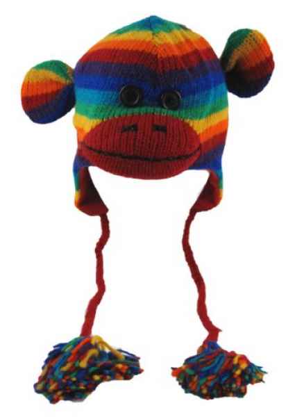 Lustige Strickmütze in Tier-Optik