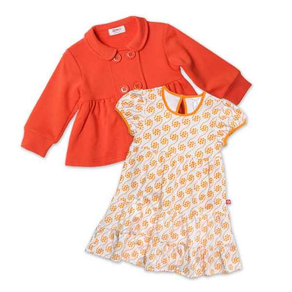 Printed Top mit Jäckchen