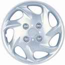 Universal Radkappen Satz 14 Zoll Silber