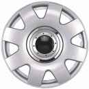 Chrom und Silber 15 Zoll Radkappen Satz