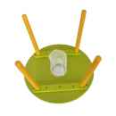 Preview: Dschungel Holz Rundtisch und Stühle