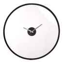 Preview: Durchscheinende schwarze Wanduhr