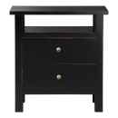 Nachttisch "Noir" mit Schubladen