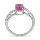 Preview: Diamant Ring in Weißgold mit Topaz