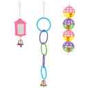 Laterne und Ringe Vogelspielzeug