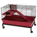 Mäusekäfig rot 2 Ebenen