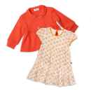 Preview: Printed Top mit Jäckchen